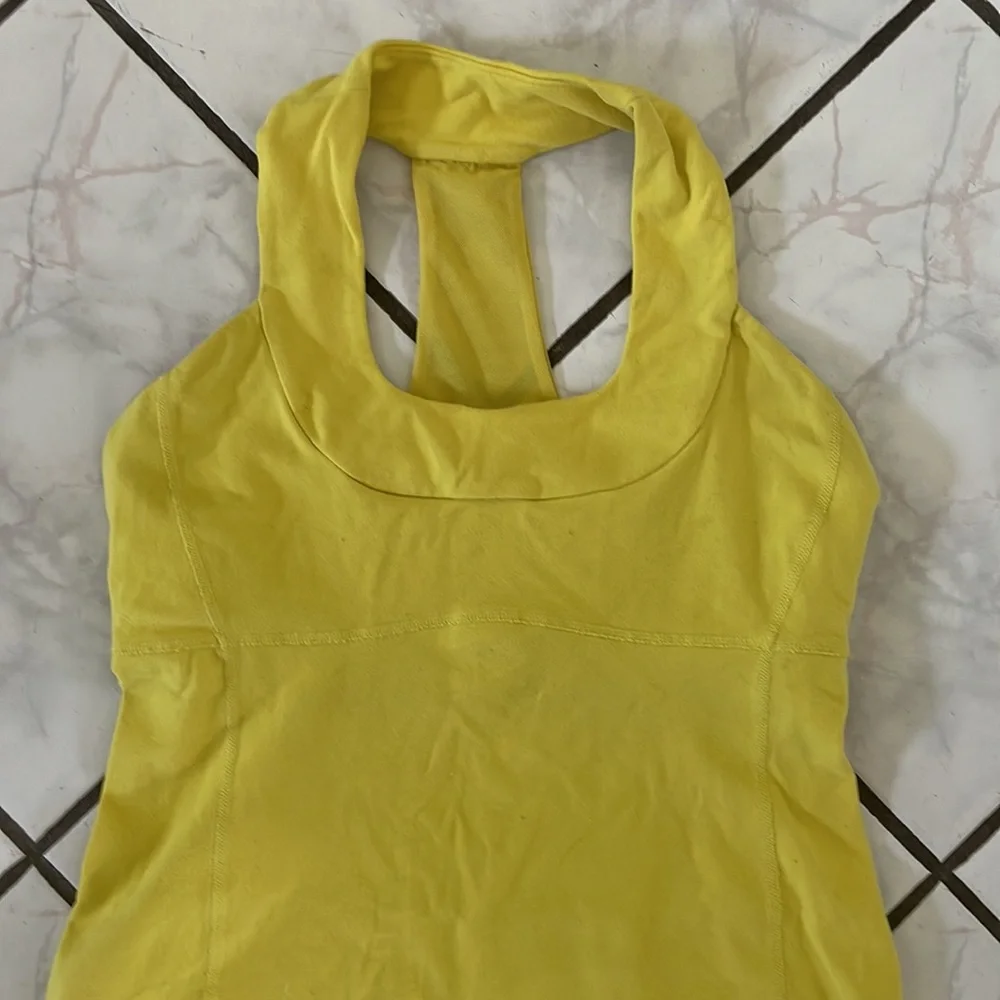 Lululemon yellow tank - Picture 3 of 4